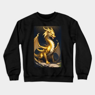 Beautiful Golden dragon Crewneck Sweatshirt